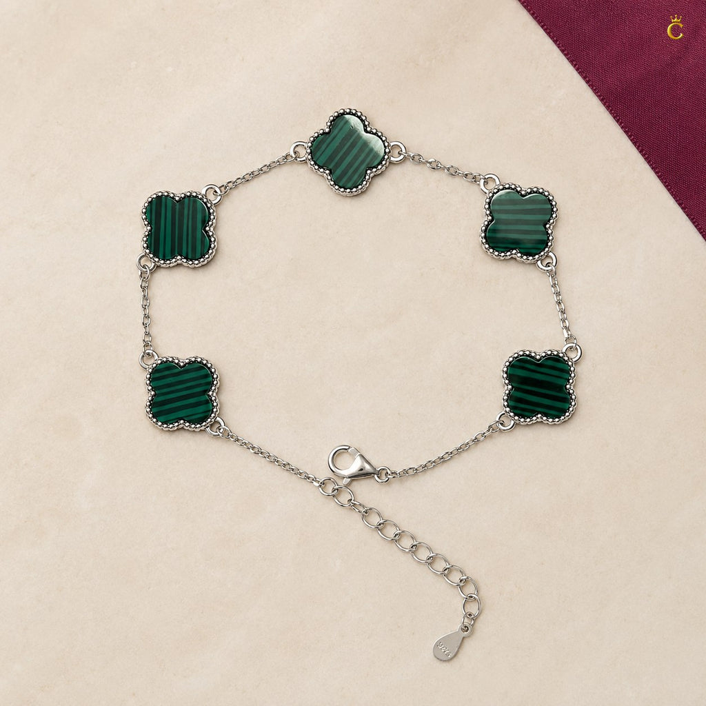 Celestora Emerald Ever-green Van cliff Bracelet