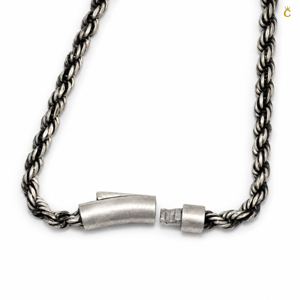Celestora Oxidized Twisted Rope Bracelet: