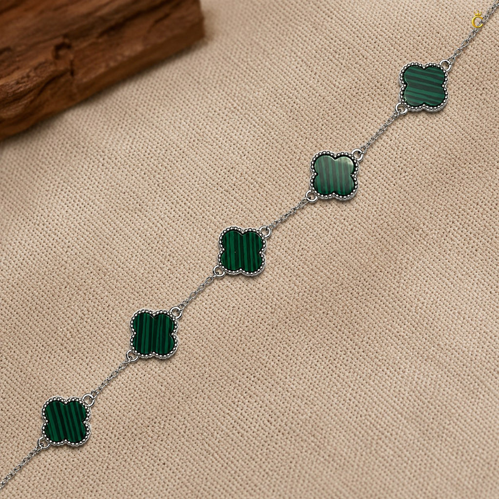 Celestora Emerald Ever-green Van cliff Bracelet