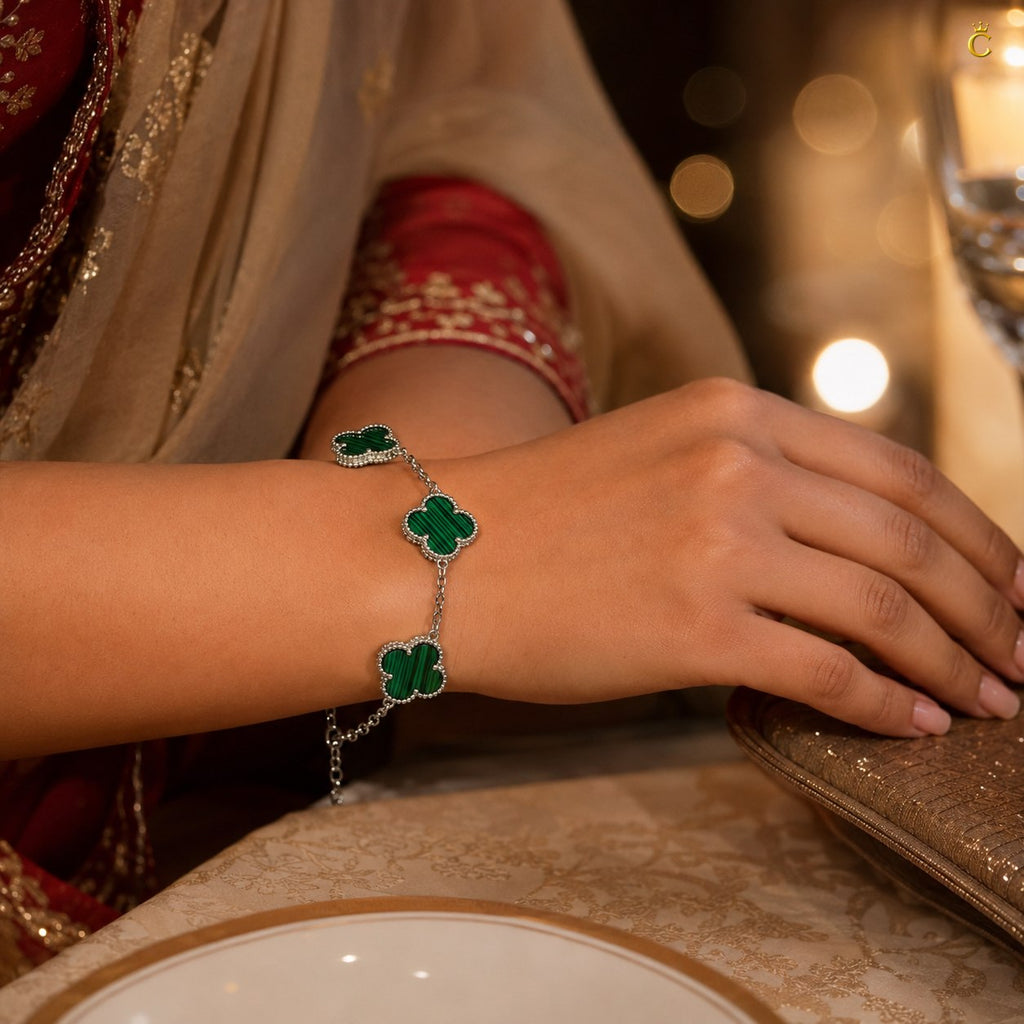 Celestora Lucky Green Van cliff Bracelet