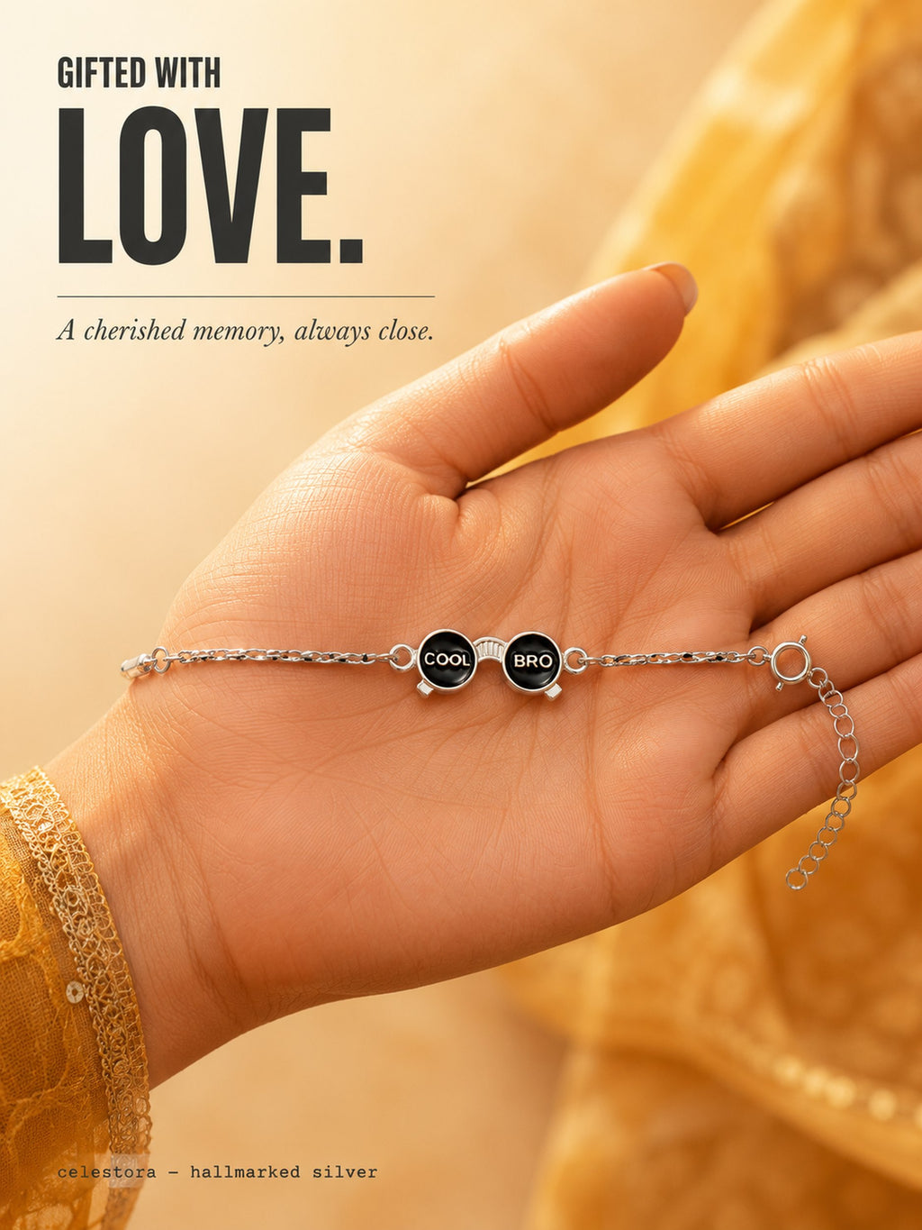 Cool-Bro Figaro Chain Rakshabandhan Rakhi