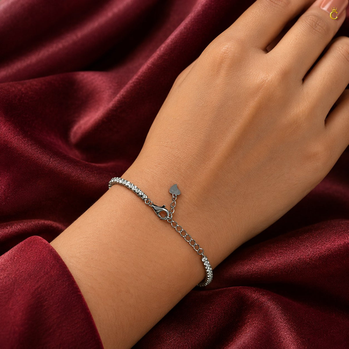 Eternal blossom infinity Silver adjustable Bracelet