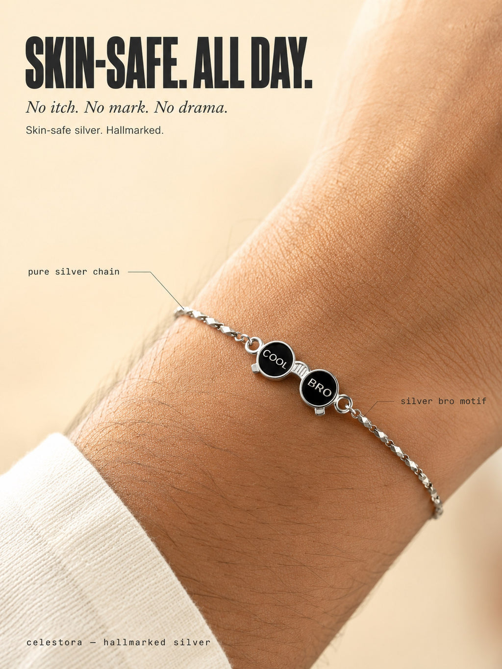 Cool-Bro Figaro Chain Rakshabandhan Rakhi