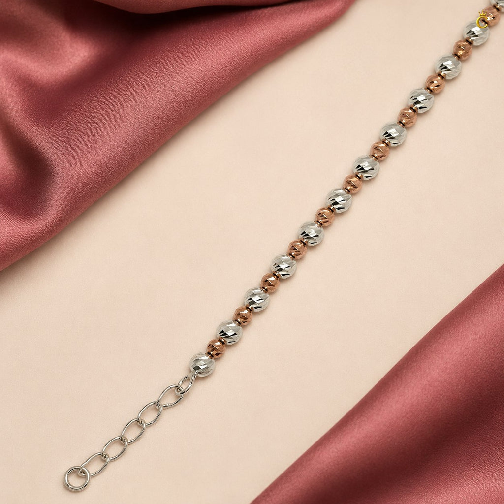 Celestora Silver Rose Glow Bracelet
