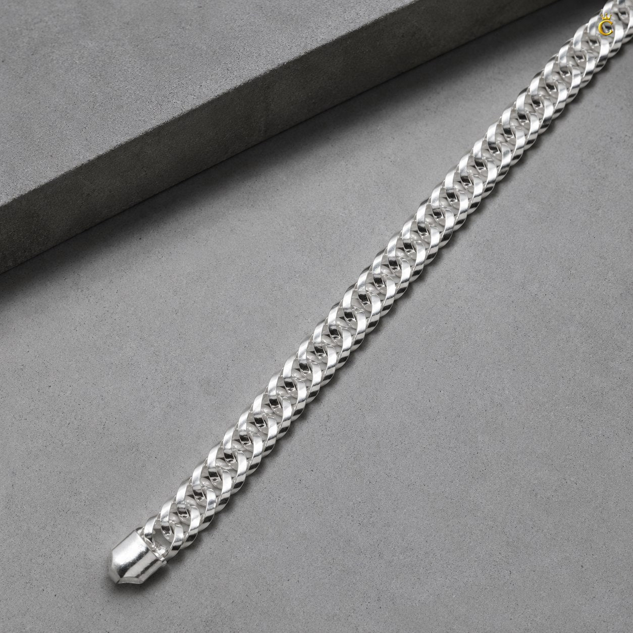 Classic Silver Cuban Curb Bracelet