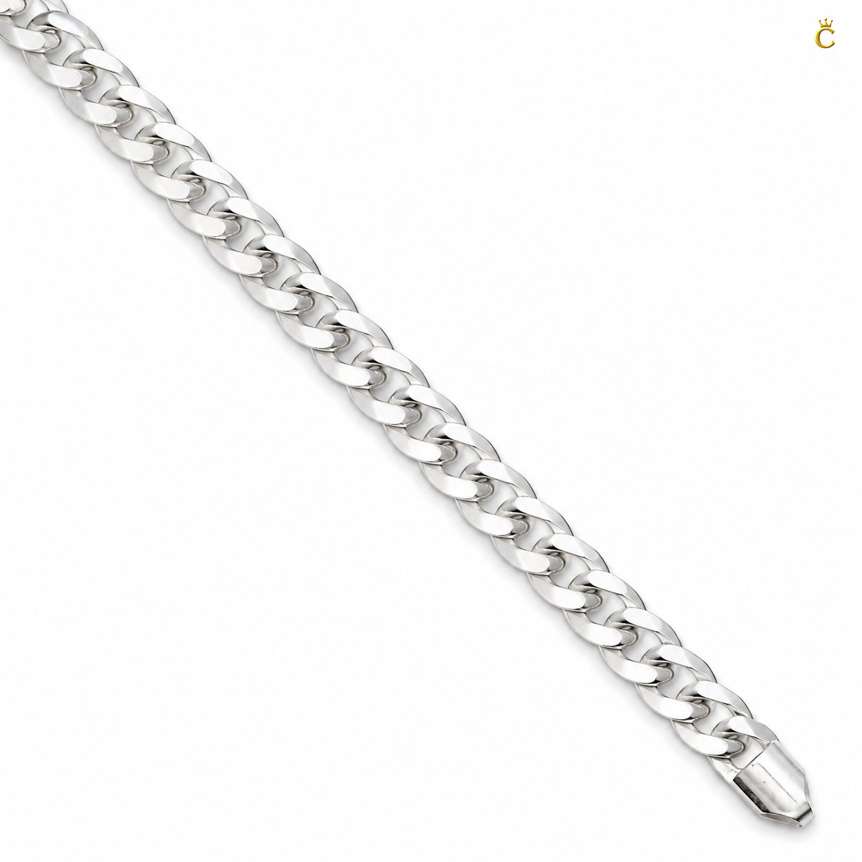 Men's Silver Cuban Link Chain Bracelet