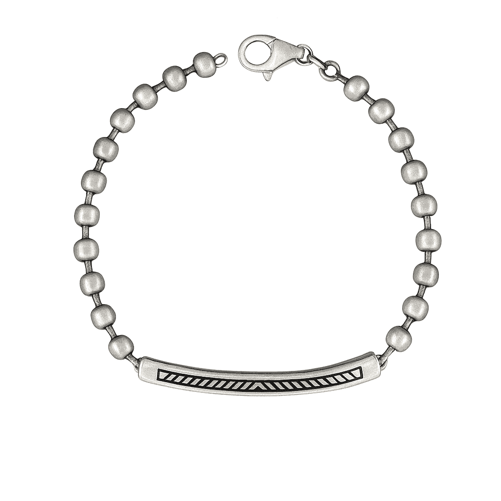 The 925 Sterling Silver Premium Imported Gifting Bracelet - Celestora - India - Midnight - - Bracelet for Men, Boys, Gift for Men, Brother, Boyfriend, Husband