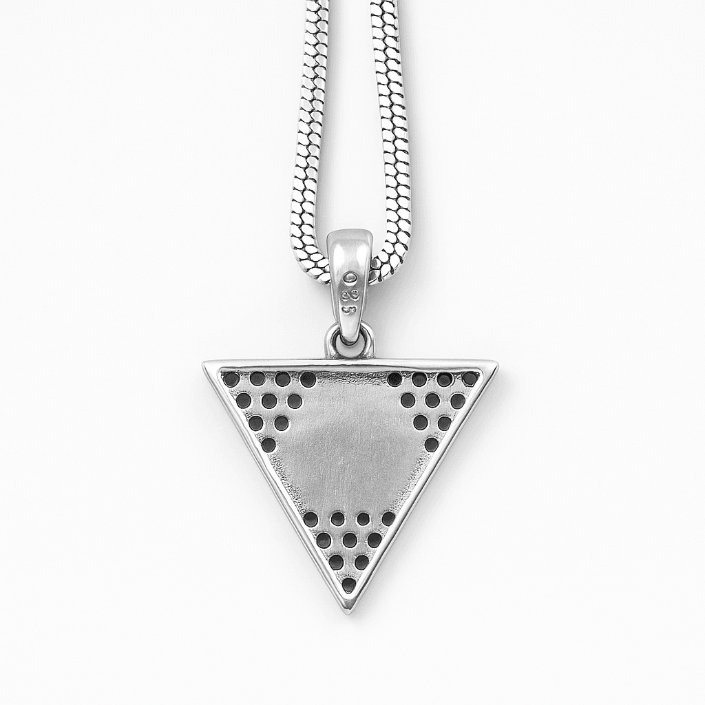 The 925 Sterling Silver Black Onyx Pendant for Power and Protection (Without Chain) - Celestora - India - - - Pendants for Men, Boys, Gift for Men, Brother, Boyfriend, Husband