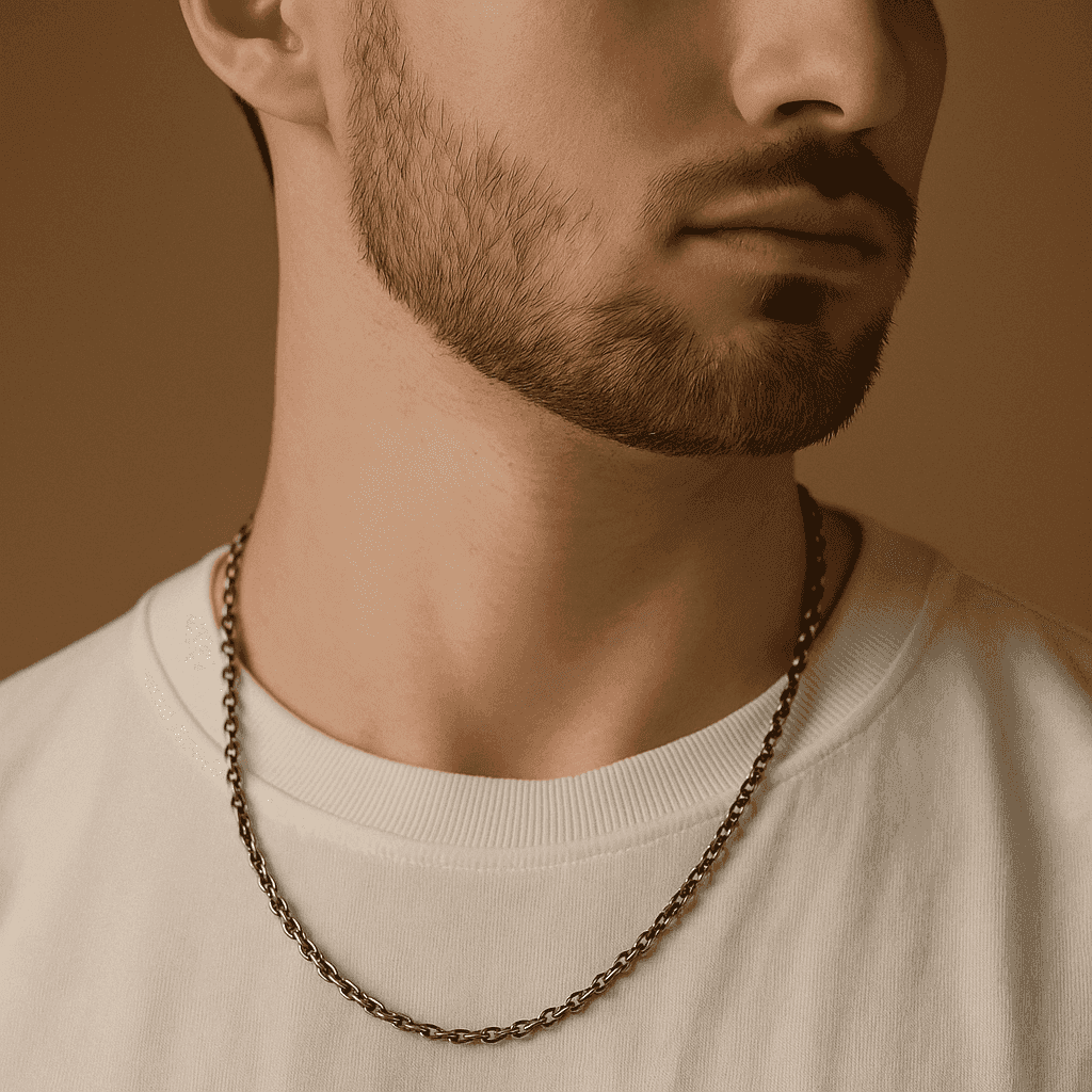 The 925 Sterling Silver Blackened Throne Chain (Rope Chain) - Celestora - India - - - Chains for Men, Boys, Gift for Men, Brother, Boyfriend, Husband