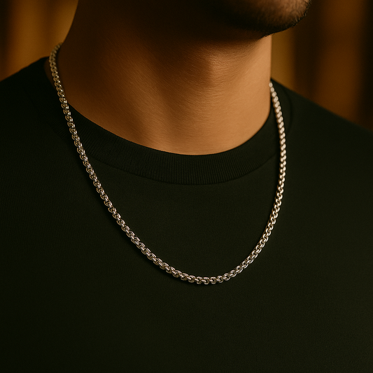 The 925 Sterling Silver Ironclad Chain | Cable Chain