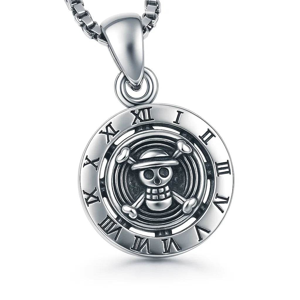 The 925 Sterling Silver Crown of the Afterlife Pendant (Rotating Skull, Limited Edition, Single Piece, Without Chain) - Celestora - India - - - Pendants for Men, Boys, Gift for Men, Brother, Boyfriend, Husband