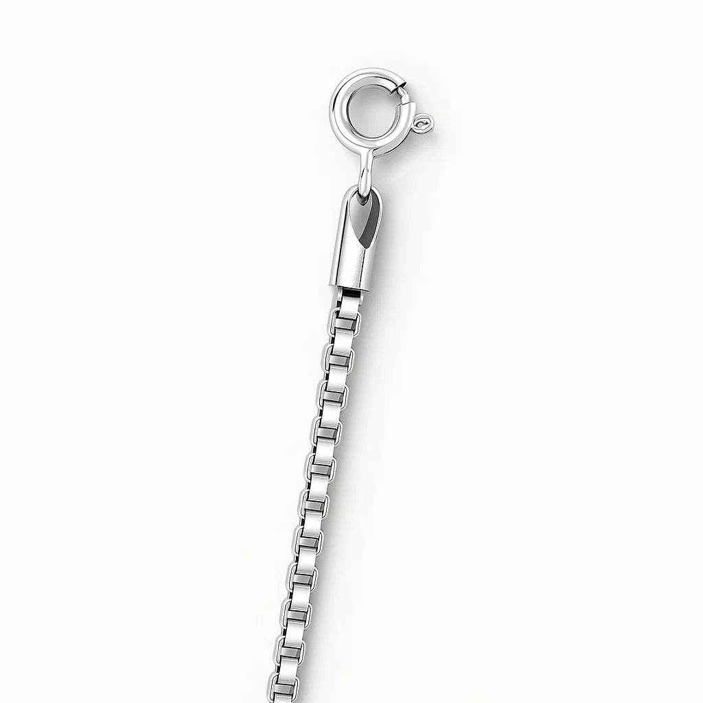The 925 Sterling Silver Emperor Box Chain - Celestora - India - 20 inches - - Chains for Men, Boys, Gift for Men, Brother, Boyfriend, Husband