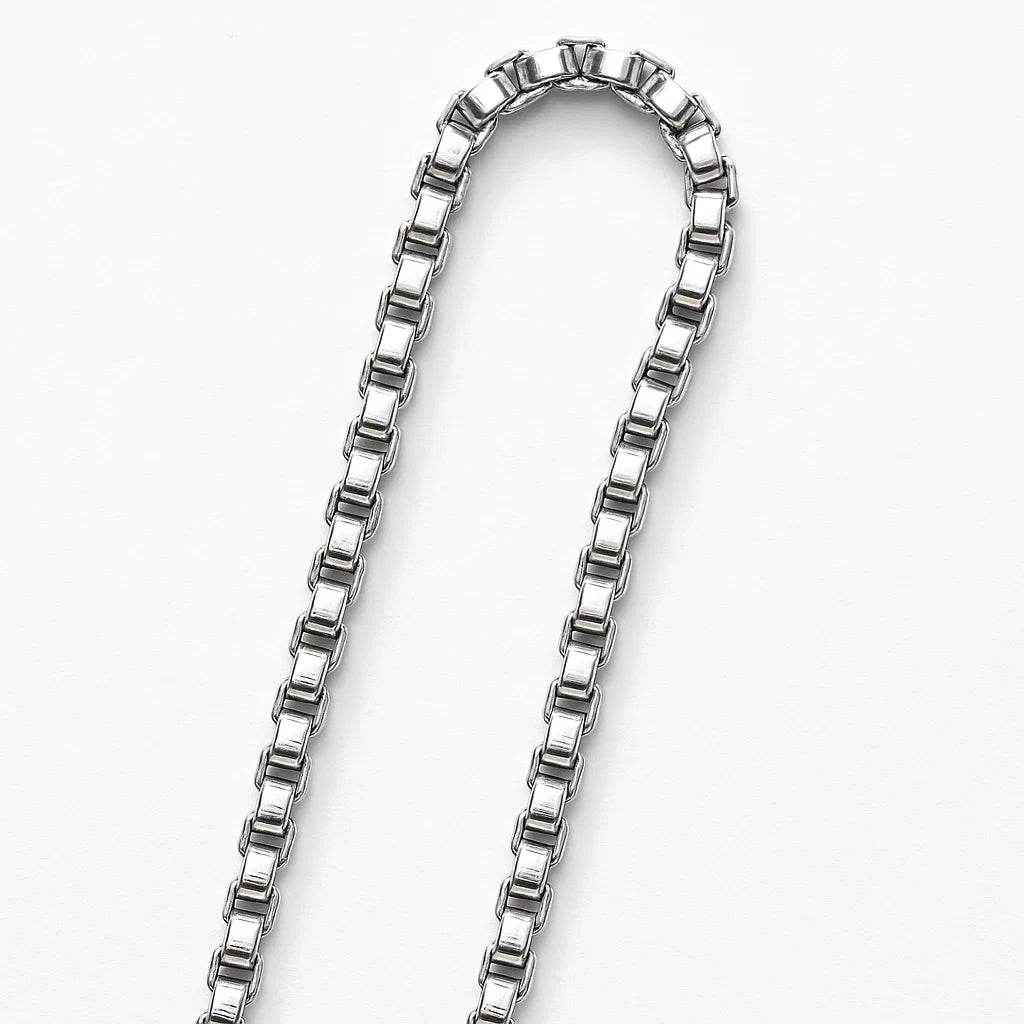 The 925 Sterling Silver Emperor Box Chain - Celestora - India - 20 inches - - Chains for Men, Boys, Gift for Men, Brother, Boyfriend, Husband