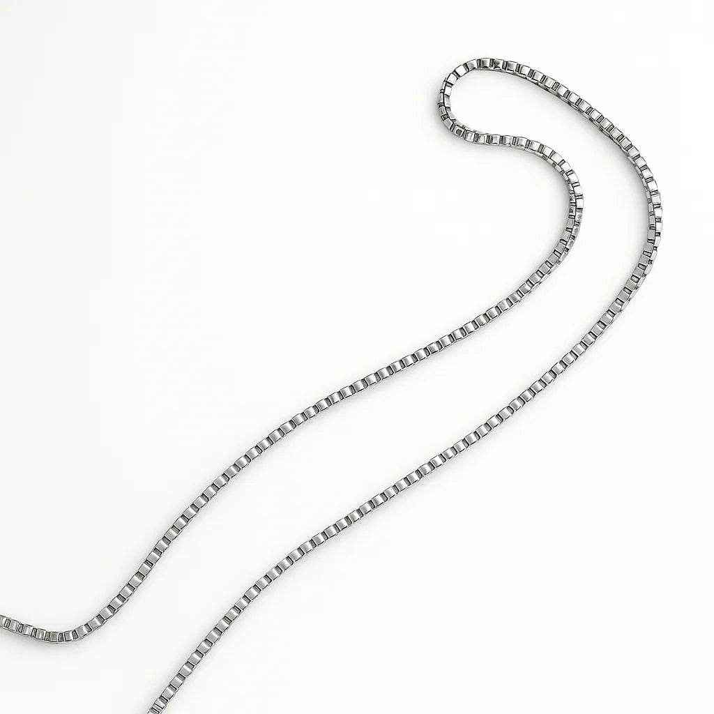The 925 Sterling Silver Emperor Box Chain - Celestora - India - 20 inches - - Chains for Men, Boys, Gift for Men, Brother, Boyfriend, Husband