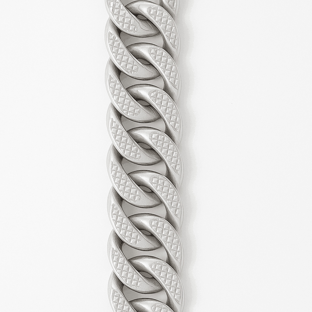 The 925 Silver Textured Cuban Bracelet - Celestora - India - - - Bracelet for Men, Boys, Gift for Men, Brother, Boyfriend, Husband