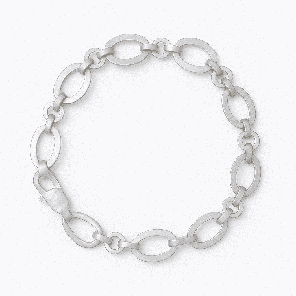 The 925 Sterling Silver Italian Bracelet - Celestora - India - Titan - - Bracelet for Men, Boys, Gift for Men, Brother, Boyfriend, Husband