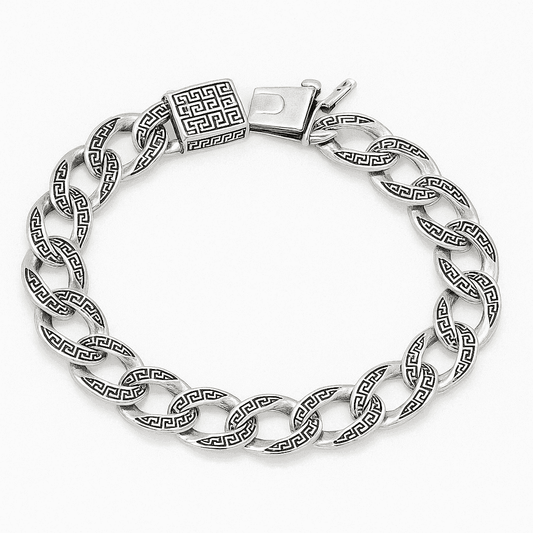 The 925 Sterling Silver Cuban Bracelet - Celestora - India - - - Bracelet for Men, Boys, Gift for Men, Brother, Boyfriend, Husband