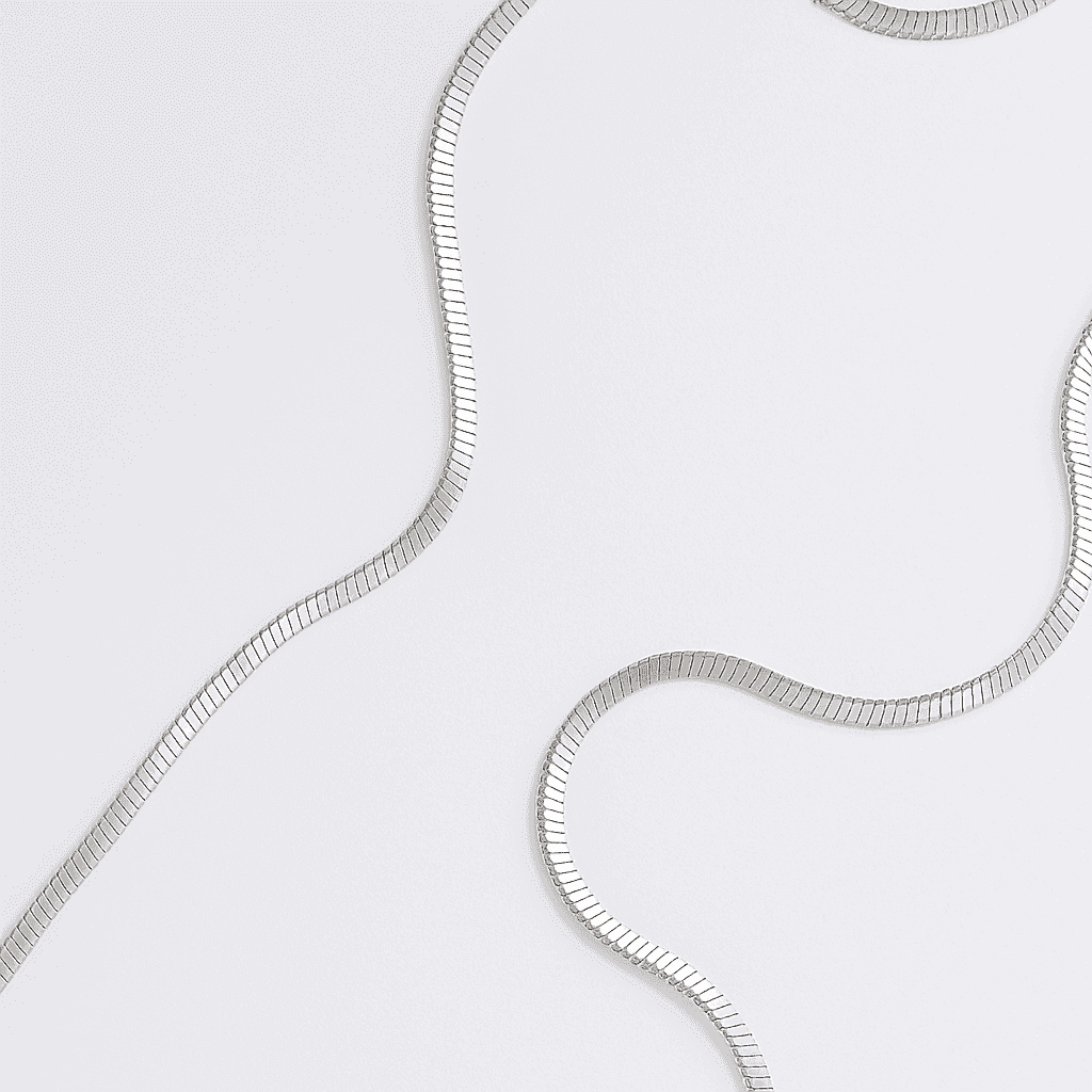 The 925 Sterling Silver Viper Chain | Herringbone Design - Celestora - India - 20 inches | 1.4 mm | 8.1 g - - Chains for Men, Boys, Gift for Men, Brother, Boyfriend, Husband